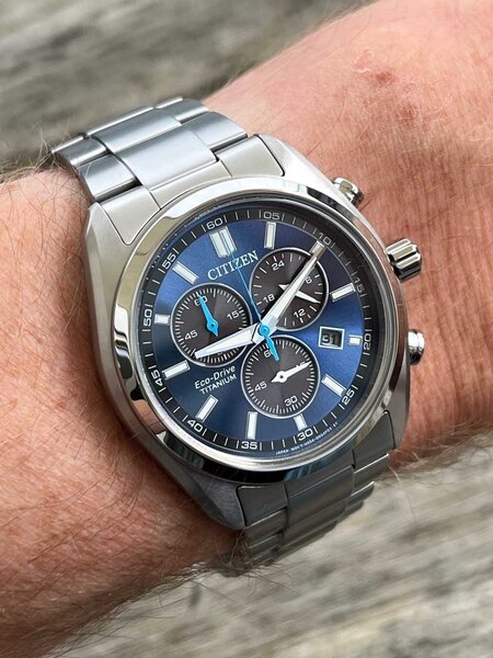 Citizen Citizen AT2590-59L Super Titanium Eco-Drive watch, 40 mm