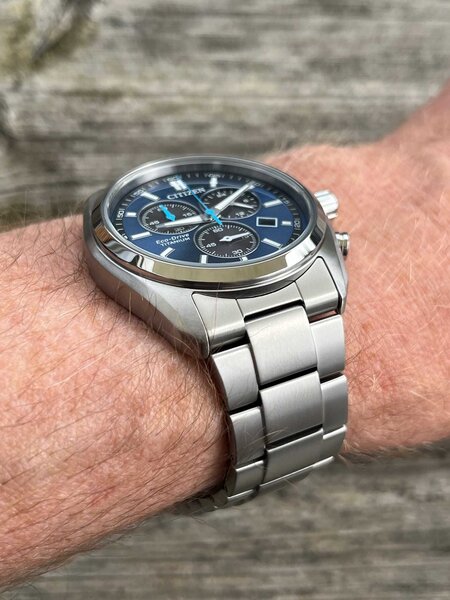 Citizen Citizen AT2590-59L Super Titanium Eco-Drive watch, 40 mm