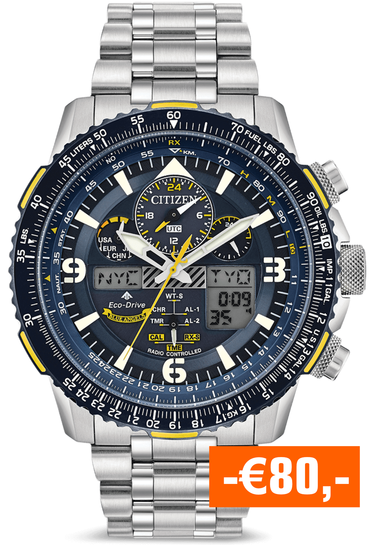 シーガル Citizen Promaster Blue Angels Skyhawk A-T Solar Watch #JY8078-52L