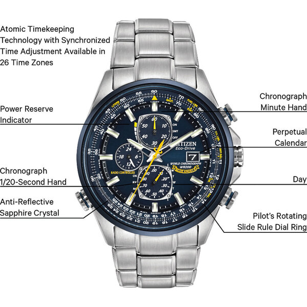Citizen Citizen AT8020-54L Promaster US Navy Blue Angels watch 43 mm