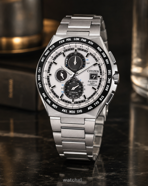 Citizen Citizen AT8238-84A Funkgesteuerte Super Titanium Uhr