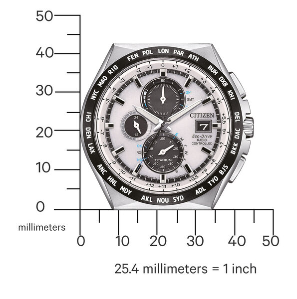 Citizen Citizen AT8238-84A Funkgesteuerte Super Titanium Uhr