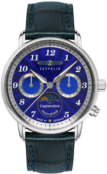 Zeppelin Zeppelin 8639-3 New Captain's Line horloge 36 mm