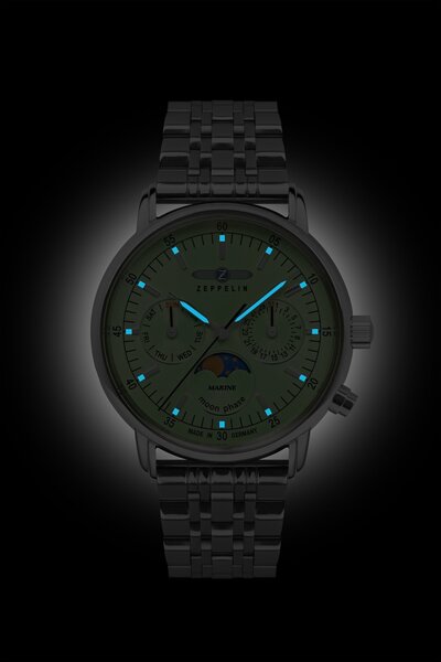 Zeppelin Zeppelin 8637M-4 LZ 14 Navy watch, 36 mm