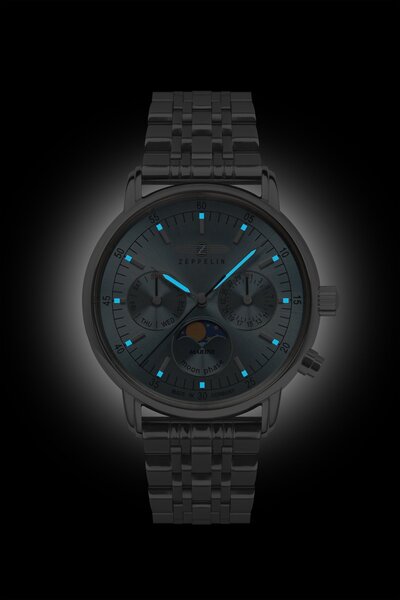 Zeppelin Zeppelin 8637M-3 LZ 14 Navy watch, 36 mm