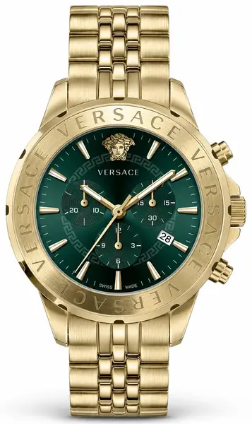 Versace Versace VEV600619 Chrono Signature Herrenuhr Gold 44 mm