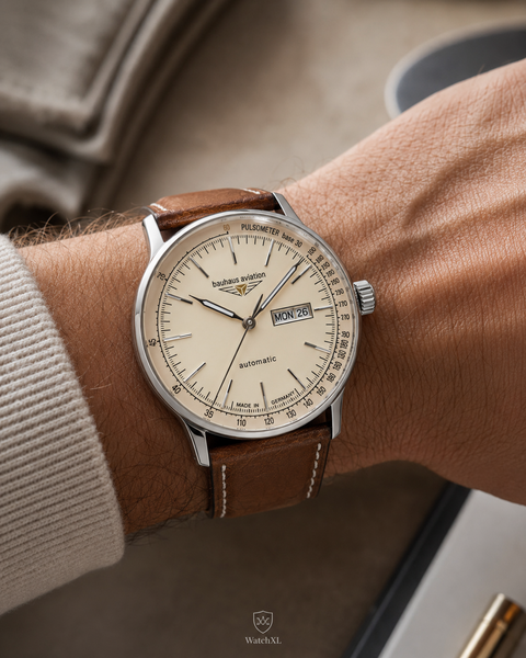 Bauhaus Bauhaus 2366-5 Aviation G38 automatic watch, 42 mm