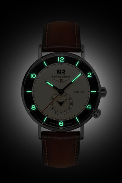 Bauhaus Bauhaus 2446-2 Aviation Vintage Pilot watch, 41 mm