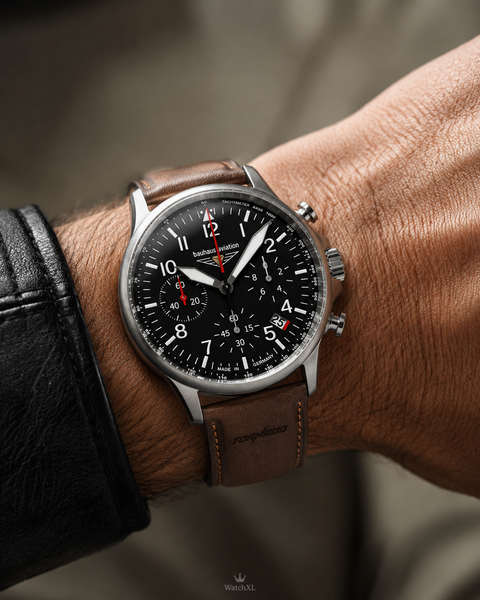 Bauhaus Bauhaus 2774-2 Aviation Tornado chronograaf horloge 42 mm