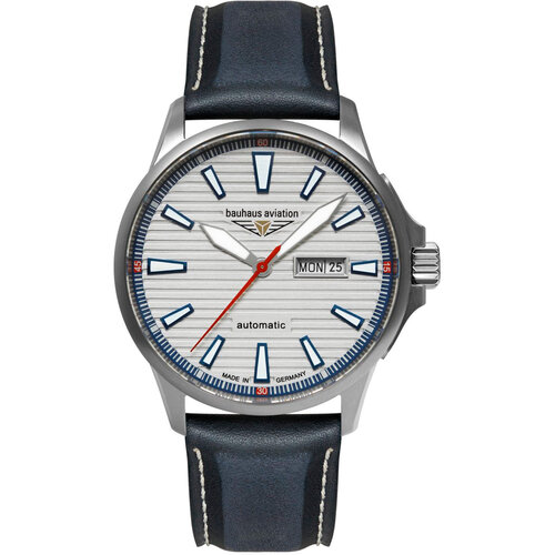 Bauhaus 28621 Aviation Iron Annie automatisch horloge