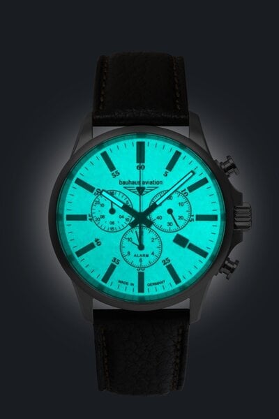 Bauhaus Bauhaus 2880-5 Aviation Titanium chronograaf horloge 42 mm