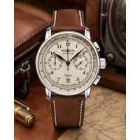 Zeppelin Zeppelin 7674-6 100 Jahre Zeppelin chronograaf horloge 42 mm