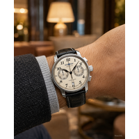 Zeppelin Zeppelin 7678-5 LZ 127 Graf Zeppelin chronograaf horloge 42 mm