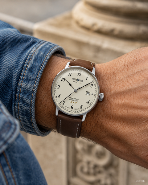 Zeppelin Zeppelin 8056-5 LZ 129 Hindenburg automatic watch, 40 mm