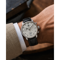 Zeppelin Zeppelin 8584-4 Friedrichshafen chronograaf horloge 40 mm