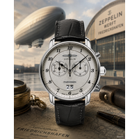 Zeppelin Zeppelin 8584-4 Friedrichshafen chronograaf horloge 40 mm
