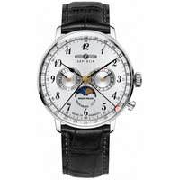 Zeppelin Zeppelin 7036-1 LZ 129 Hindenburg Moon Phase watch, 40 mm