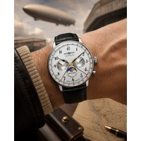Zeppelin Zeppelin 7036-1 LZ 129 Hindenburg Mondphase horloge 40 mm