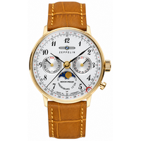 Zeppelin Zeppelin 7039-1 LZ 129 Hindenburg Moon Phase watch, 36 mm