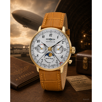 Zeppelin Zeppelin 7039-1 LZ 129 Hindenburg Moon Phase watch, 36 mm