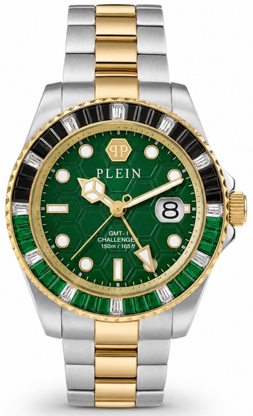 Philipp Plein Philipp Plein PWPZA0224 GMT-I Challenger Baguettes Uhr