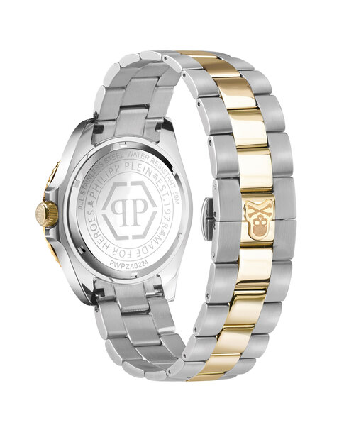 Philipp Plein Philipp Plein PWPZA0224 GMT-I Challenger Baguettes Uhr