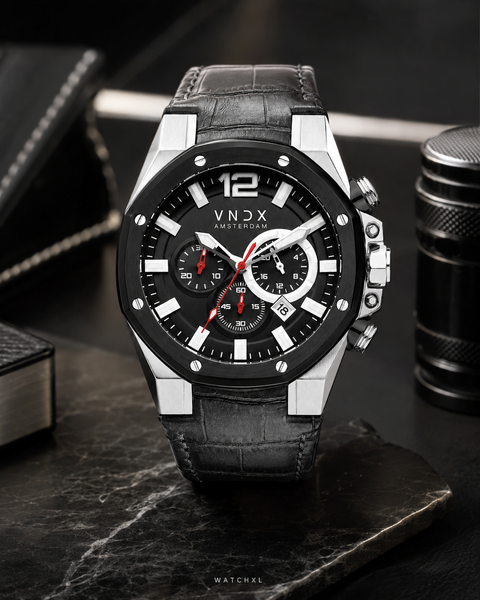 VNDX Amsterdam VNDX Wise Man Silver Black LS11888-01 watch