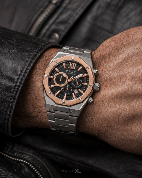 VNDX Amsterdam VNDX Wise Man Stahl Silber Rose Gold MS11885-TR Uhr