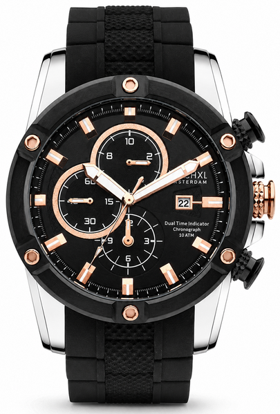 VNDX Amsterdam VNDX Young Rebel Big Boy Silver Black LS33047-01 watch