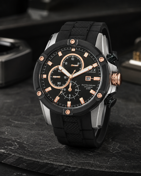 VNDX Amsterdam VNDX Young Rebel Big Boy Silver Black LS33047-01 watch