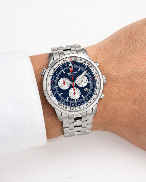 Swiss Alpine Military Swiss Alpine Military 7078.9135 chronograph men's watch 45 mm