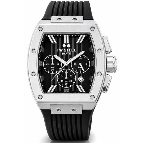 TW Steel TWTO1 Tonneau chronograph watch 42 mm