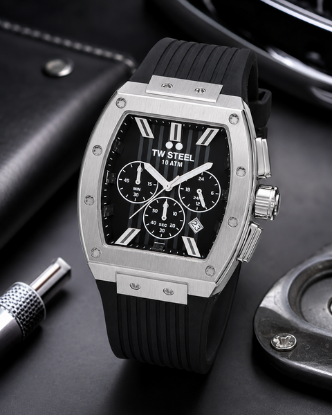 TW Steel TW Steel TWTO1 Tonneau Chronograph Uhr 42 mm
