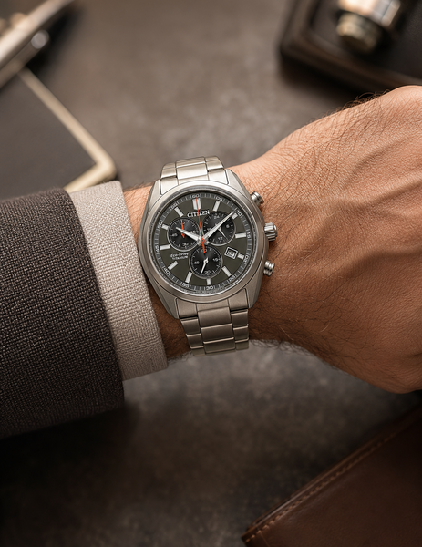 Citizen Citizen AT2590-59E Super Titanium Eco-Drive watch, 40 mm