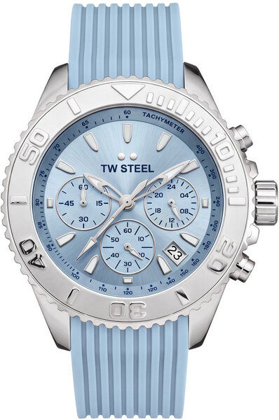 TW Steel TW Steel TWVA9 Vanceur Diver Ice Blue chronograaf horloge