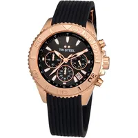 TW Steel TW Steel TWVA11 Vanceur Diver Rose Noir chronograaf horloge