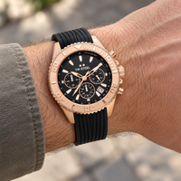 TW Steel TW Steel TWVA11 Vanceur Diver Rose Noir chronograaf horloge