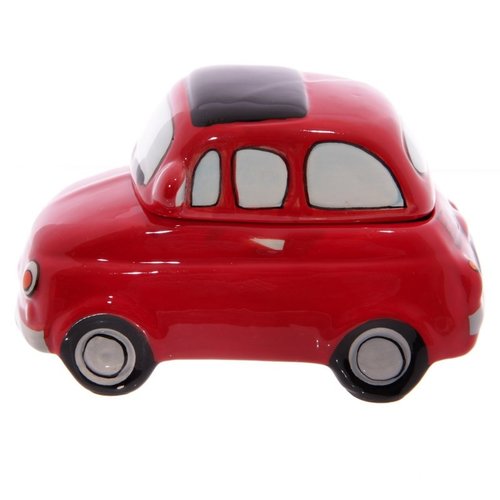 Fiat 500 rood sieradendoosje