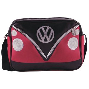 Volkswagen T1 schoudertas zwart/rood