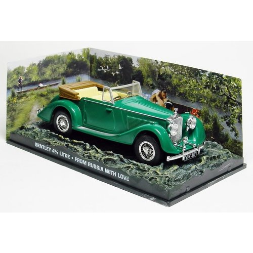 BENTLEY 4 1/4 LITRE JAMES Bond Collection Groen 1:43 BENTLEY 4 1/4 LITRE JAMES Bond Collection Groen 1:43