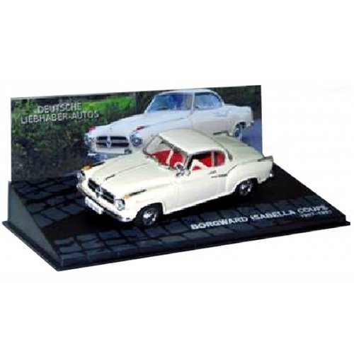 BORGWARD ISABELLA COUPE Wit 1:43 BORGWARD ISABELLA COUPE Wit 1:43