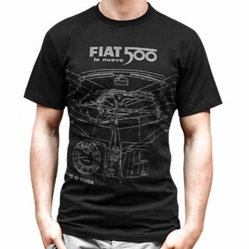 Fiat 500 heren T-shirt maat M Fiat 500 heren T-shirt maat M