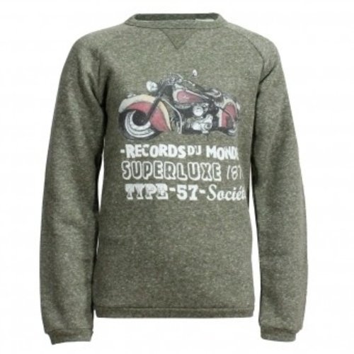 Sweater Hektor Motor Ivy Green maat 146/152