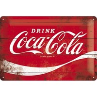 Coca Cola rood logo 3D metalen wandplaat