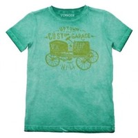 Oldtimer groene jongens T-shirt