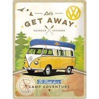 Volkswagen T1 Bulli metalen kaart 30x40