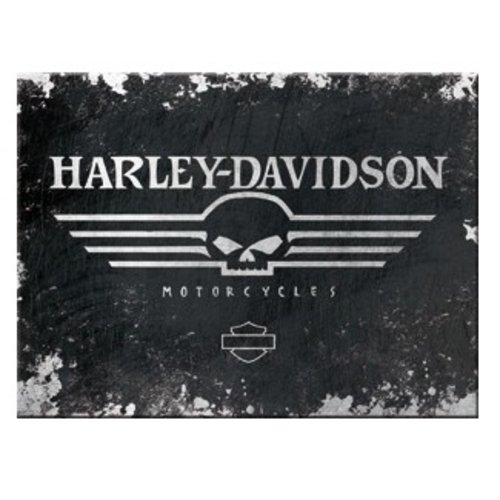 Magneet Harley Davidson Skull