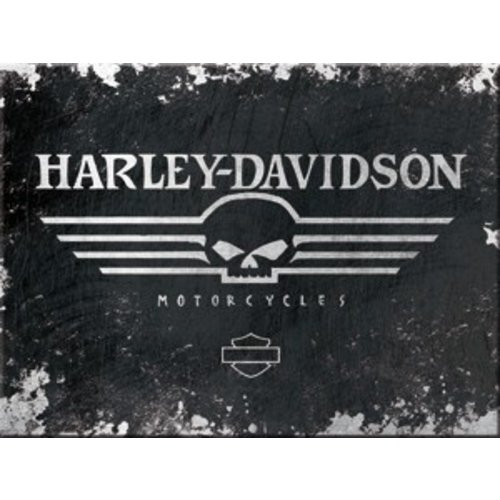 Magneet Harley Davidson Skull