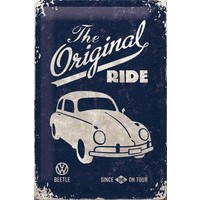 VW Beetle - The Original Ride metalen wandplaat
