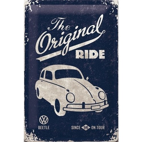 VW Beetle - The Original Ride metalen wandplaat